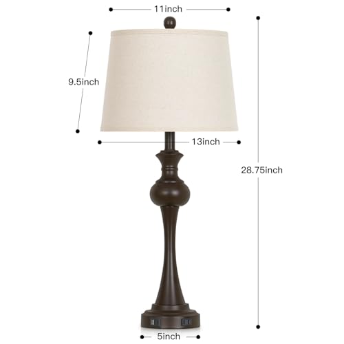 Brown Touch Table Lamps