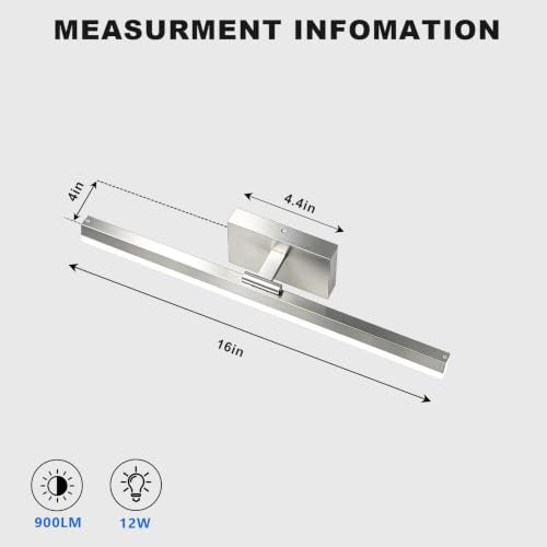 Modern Bathroom Vanity Light 16 inch
