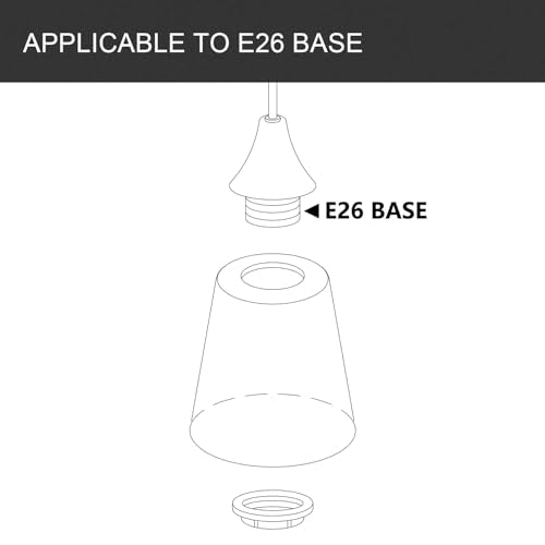 Fixture Replacement Clear Glass Shade (3 Count)