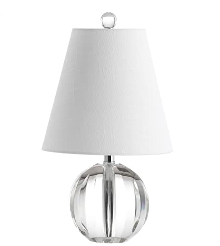 Goddard 16" Crystal Ball Orb Metal LED Table Lamp