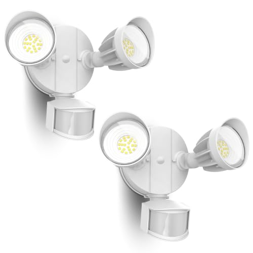 2 Pack LED Security Light Motion Sensor Outdoor Lights