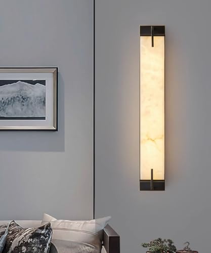 Modern Marble Wall Sconce Natural Alabaster Sconce