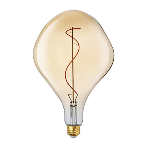 A165 Oversized LED Edison Light Bulb Dimmable 5W 250lm E26 2200K 1PC
