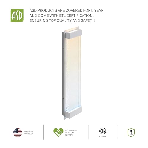LED 24" Bubble Glass Wall Light Fixture