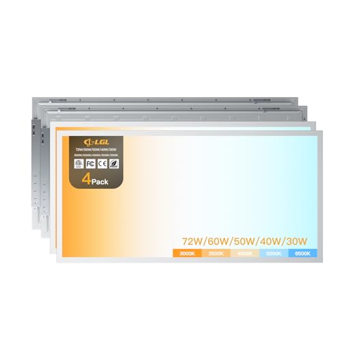 2x4 LED Flat Panel Light (4 Count)