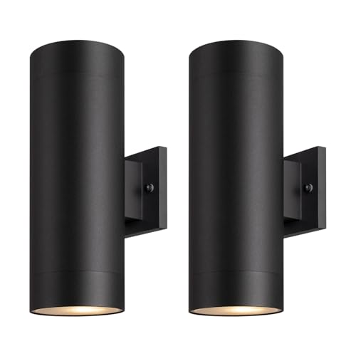 14" Modern Outdoor Porch Light in 2 Lights (2 Count)