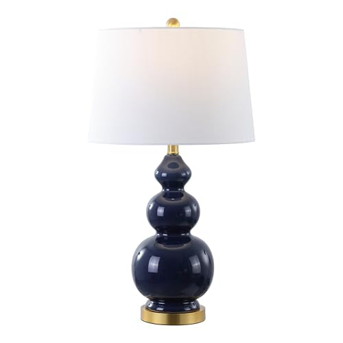 Bowen 27.5" Ceramic Triple Gourd Table Lamp