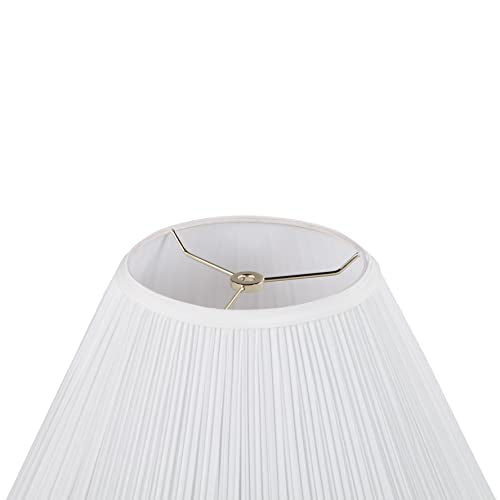 33136 Mushroom Pleated Traditional Spider Lamp Shade