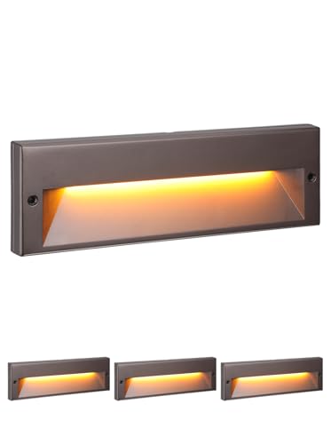 3 Pack 10.6 Inch 5CCT Low Voltage LED Step Lights (3 Count)