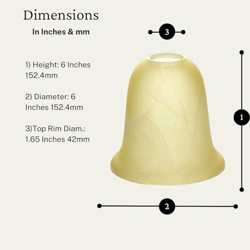Alabaster Glass Pendant Light Shade