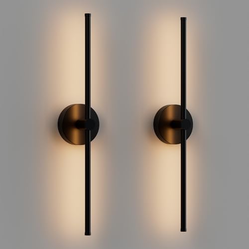 24 Inch LED Indoor Linear Wall Sconces Set of Two (2 Count)