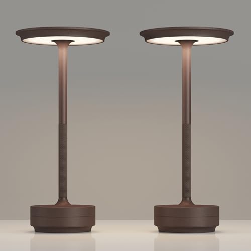 2 Pack Rechargeable Table Lamps Cordless (2 Count)