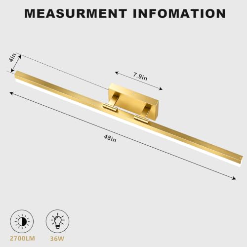 Modern Bathroom Vanity Light 48 inch