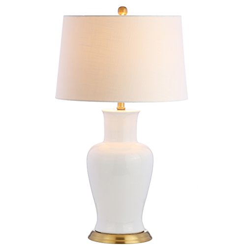 Julian Classic Ceramic Urn Metal LED Table Lamp 29"