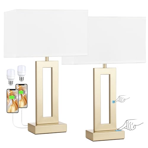 Nightstand Table Lamps for Bedrooms Set of 2 (2 Count)