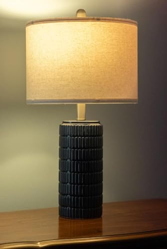 23" Blue Table Lamps (2 Count)