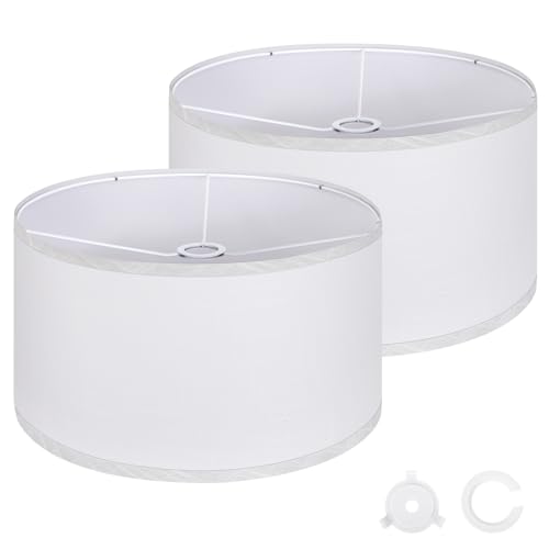 White Lamp shades Set of 2 (2 Count)