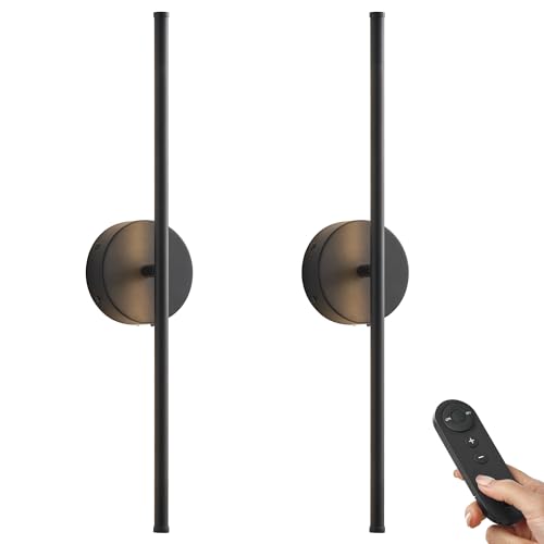 Battery Operated Wall Sconces Set of Two Wireless Wall Lights (2 Count)