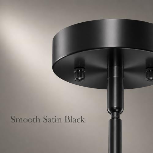 Matte Black Pendant Lights Kitchen Island 2 Pack