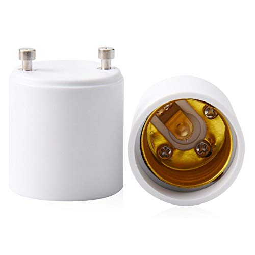 2 Pack JACKYLED GU24 to E26 Adapter (2 Count)