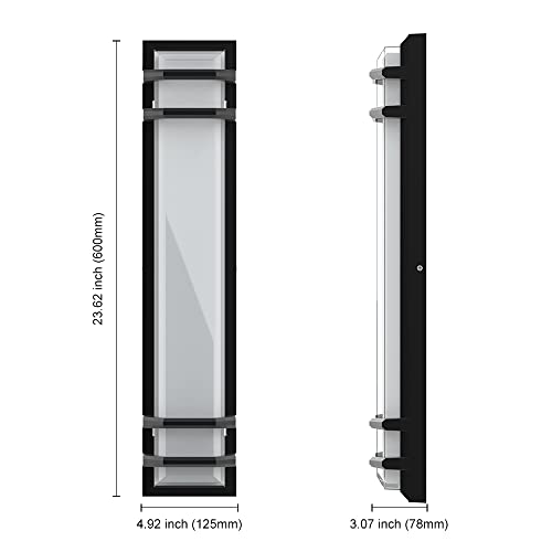 10% 100% Dimmable Outdoor Wall Lights 2Packs (2 Count)