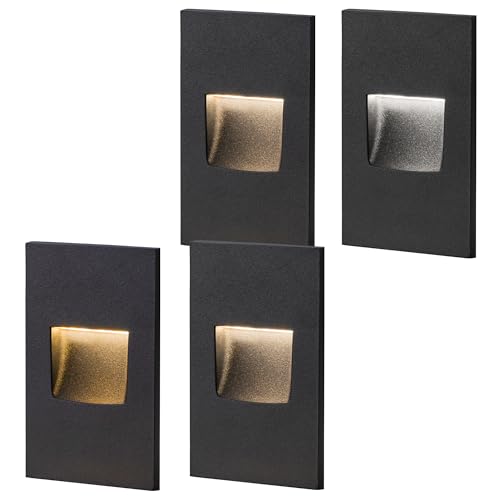 Stair Lights Indoor LED Outdoor Step Lights (4 Count)