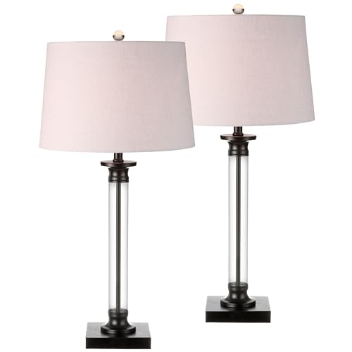 Mason 30" Glass and Metal Table Lamp