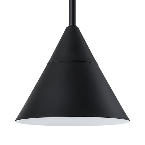 Matte Black Industrial Pendant Light Fixture
