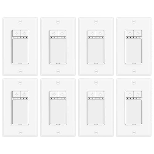 8 Pack Dimmer Light Switch