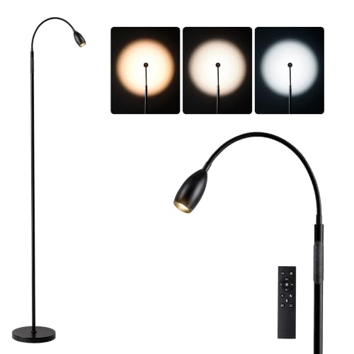 72" Reading Floor Lamp (Black)