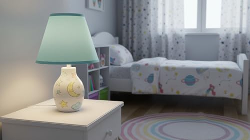 58906A Transitional Hardback Empire Shape UNO Construction Lamp Shade in Apuamarine
