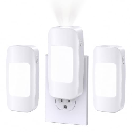 3 Pcs LED Emergency Lights for Home Power Failure Night Light Dusk to Dawn (3 Count)