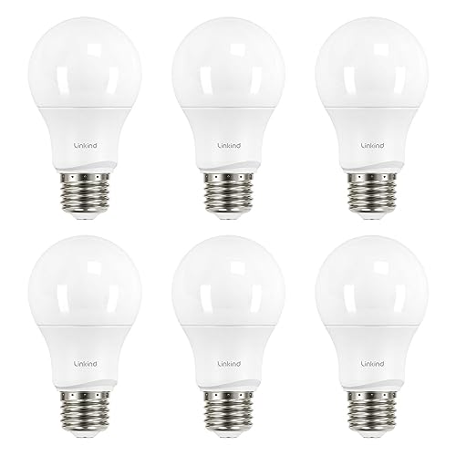 A19 LED Light Bulbs Dimmable (6 Count)
