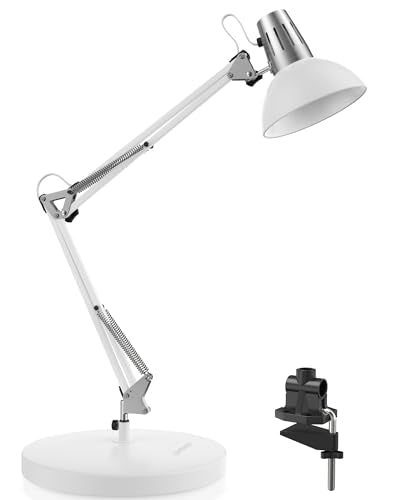 Metal Adjustable Desk Lamp with Clamp