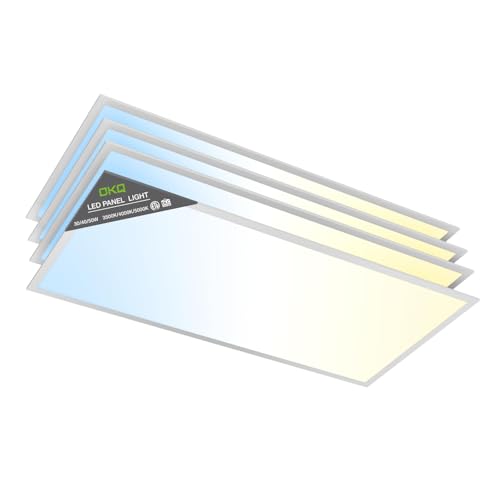2x4 LED Flat Panel Light Drop Ceiling Office Fixture (4 Count)