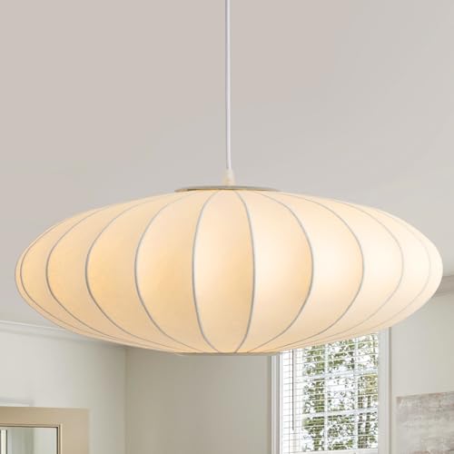 23.6in Lantern Pendant Light Bubble Saucer