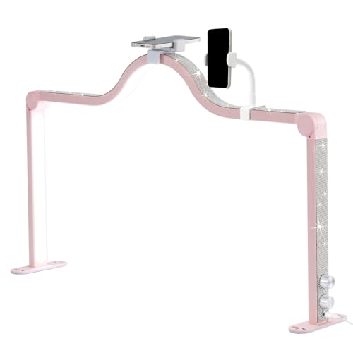 Nail Lamp with Dual Phone Holder