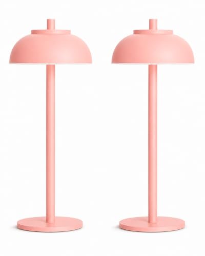 Pink Cordless Table Lamps (2 Count)