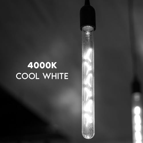 Vintage T9 Long LED Tube Light Bulbs 60W Equivalent (4 Count)