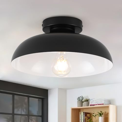 Black Semi Flush Mount Ceiling Lights