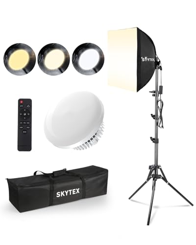 Softbox Lighting Kit 16x16in Soft Box 1Pack Upgrade 135W 2700