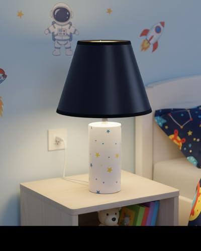 56052 Empire Uno Lamp Shade in Black with Gold Inside Washi Paper