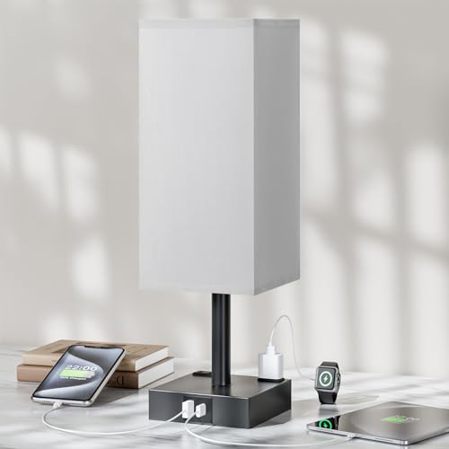 Grey Touch Table Lamp for Bedroom