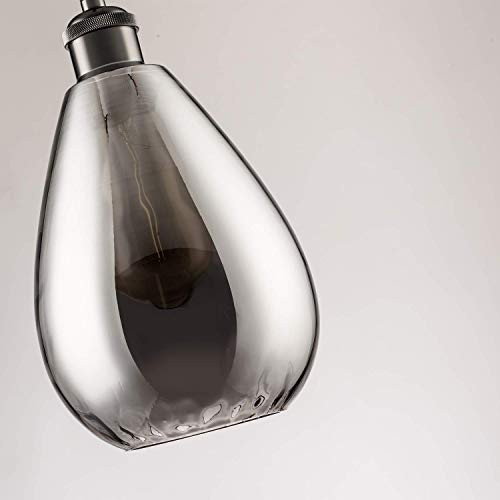 3 Packs Industrial Glass Pendant Lights (3 Count)