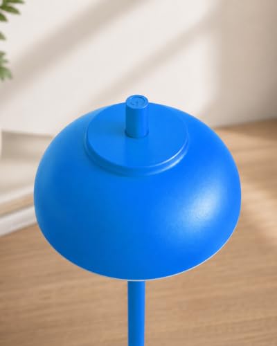 Blue Cordless Table Lamps (2 Count)