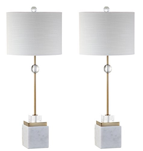 Dawson 30" Marble Metal LED Table Lamp