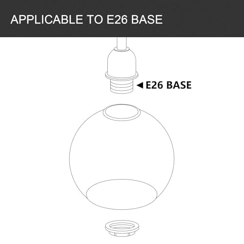 3 Pack Fixture Replacement Globe Shade (3 Count)