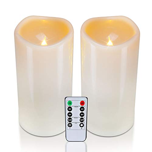 4" x 8" Waterproof Outdoor Flameless Candles (2 Count)