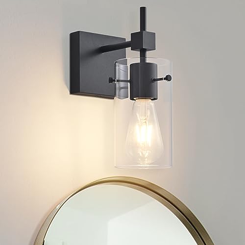 1 Light Vintage Vanity Light Bathroom Light Fixture Over Mirror Wall Sconces Black Bathroom Lighting