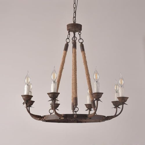 Rustic Candle Chandelier